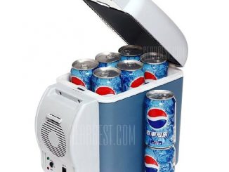 HUANJIE 12V 7.5L Capacity Portable Car Refrigerator Cooler Warmer