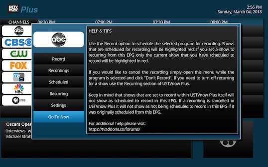 Screen Shot 2018 03 04 at 2.56.47 PM - Live Stream The Oscars on Kodi with USTVnow Plus (90th Academy Awards)