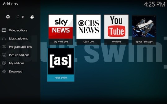 Screen Shot 2018 02 23 at 4.25.56 PM - Adult Swim for Kodi: Download and Install Adult Swim with Git Browser