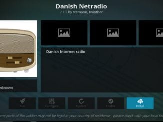 Danish Netradio Addon Guide