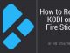 how to reset kodi on firestick