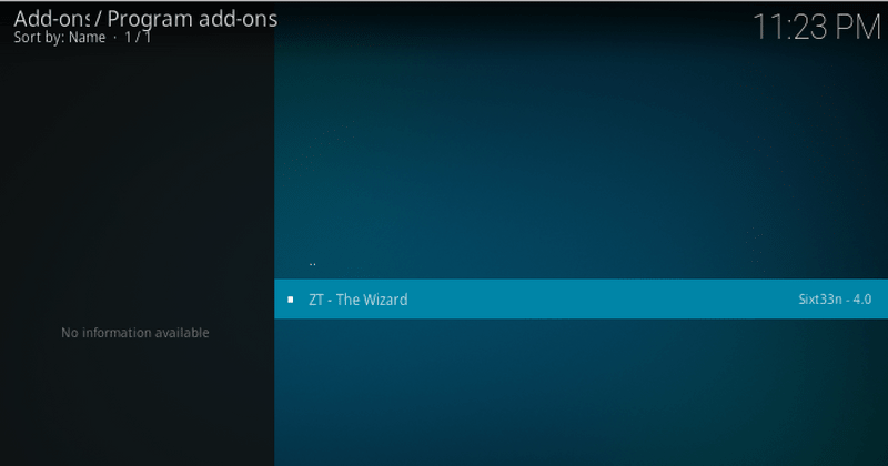 open zt the wizard