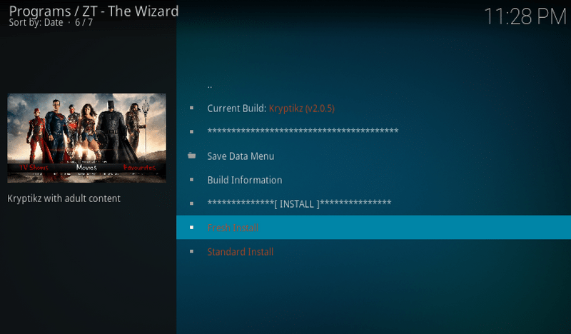 Kryptikz ZT Kodi Build install