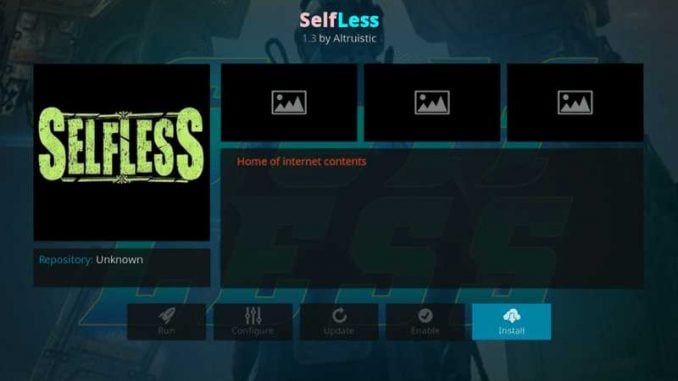 How to Install SELFLESS Kodi 17.6 Addon for Live TV