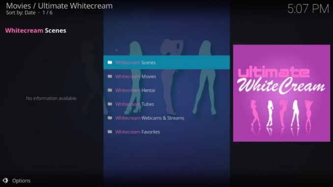 Kodi addons porno Ultimate WhiteCream