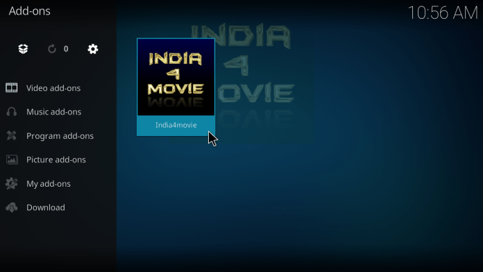 India4Movie Kodi Addon-Successfully Installed
