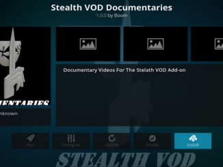 Stealth VOD Documentaries Addon Guide