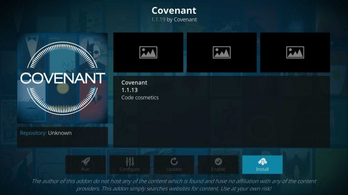 How to Install Covenant on Kodi 17.6 Krypton [Updated]