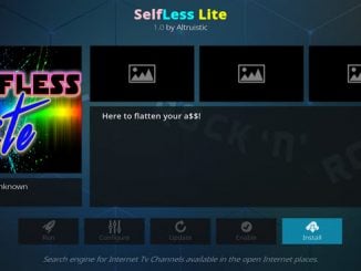 Selfless Lite Addon Guide - Kodi Reviews