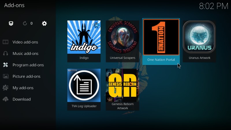 open one nation portal