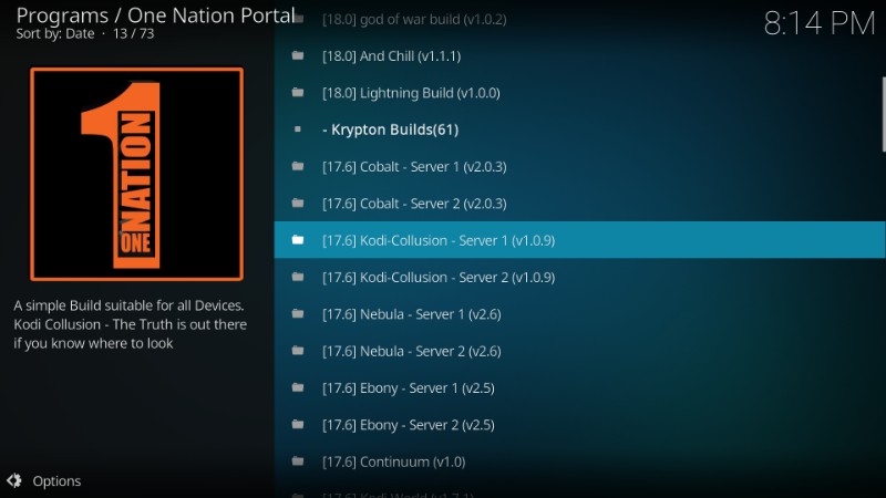 how to install kodi collusion on kodi 17.6 krypton