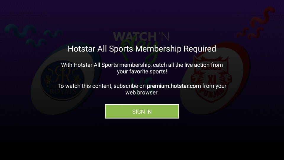 hotstar all sports membership 