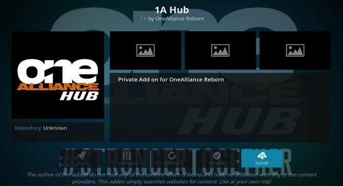 1A Hub Addon Guide - Kodi Reviews