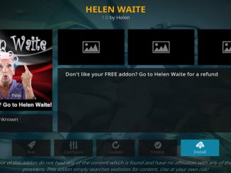 Helen Waite Addon Guide - Kodi Reviews