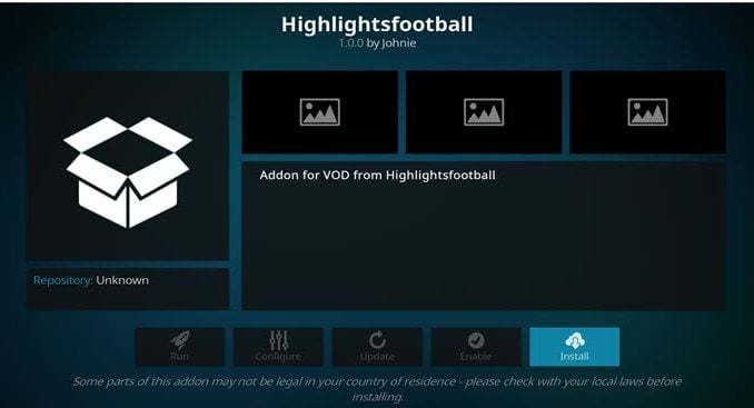 HighlightsFootball Addon Guide - Kodi Reviews