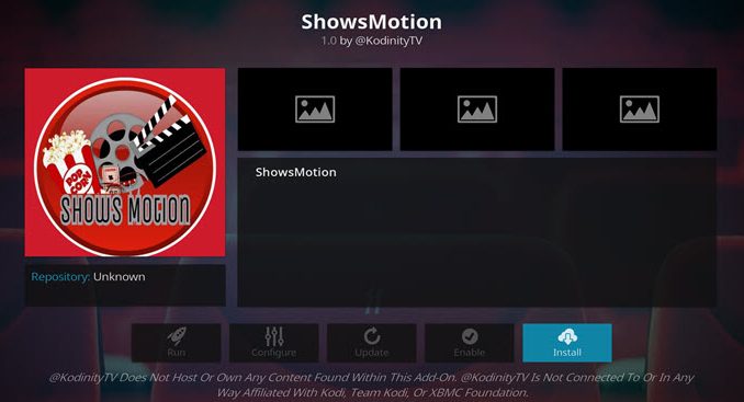 ShowsMotion Addon Guide - Kodi Reviews