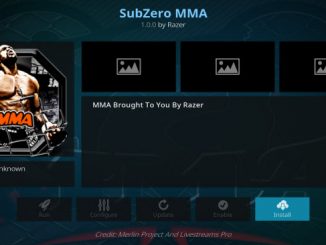 Subzero MMA Addon Guide - Kodi Reviews