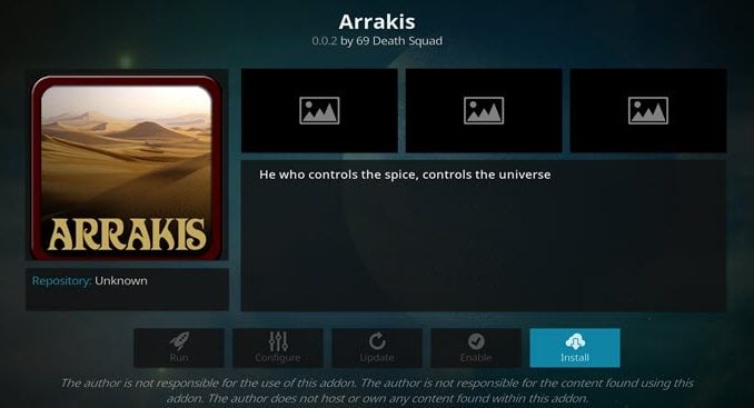 Arrakis Addon Guide - Kodi Reviews