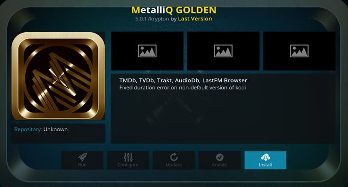 MetalliQ Golden Addon Guide - Kodi Reviews