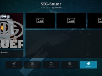 SIG-Sauer Addon Guide - Kodi Reviews