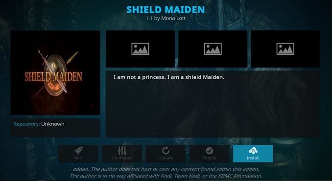 Shield Maiden Addon Guide - Kodi Reviews
