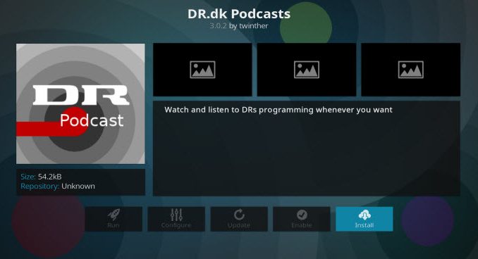 DR.dk Podcasts Addon Guide - Kodi Reviews