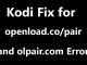 Kodi Fix for openload.co/pair and olpair.com Error