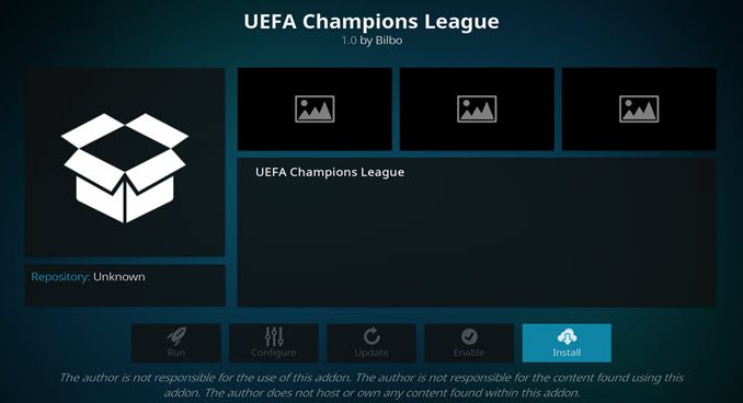 UEFA Champions League Addon Guide