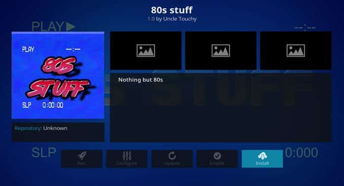 80s Stuff Addon Guide - Kodi Reviews