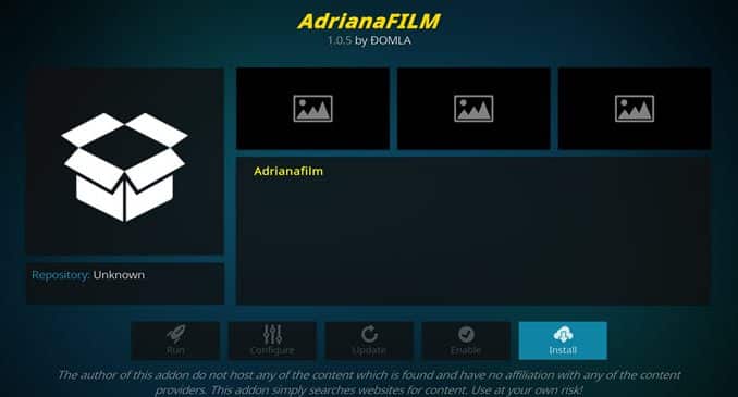 AdrianaFilm Addon Guide - Kodi Reviews