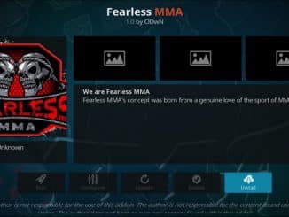 Fearless MMA Addon Guide - Kodi Reviews