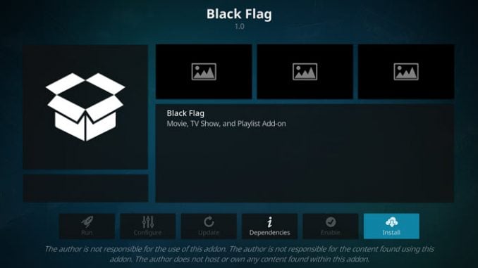 Black Flag Addon Guide - Kodi Reviews