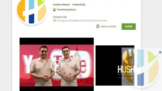 Husham Memar official youtube channel APK