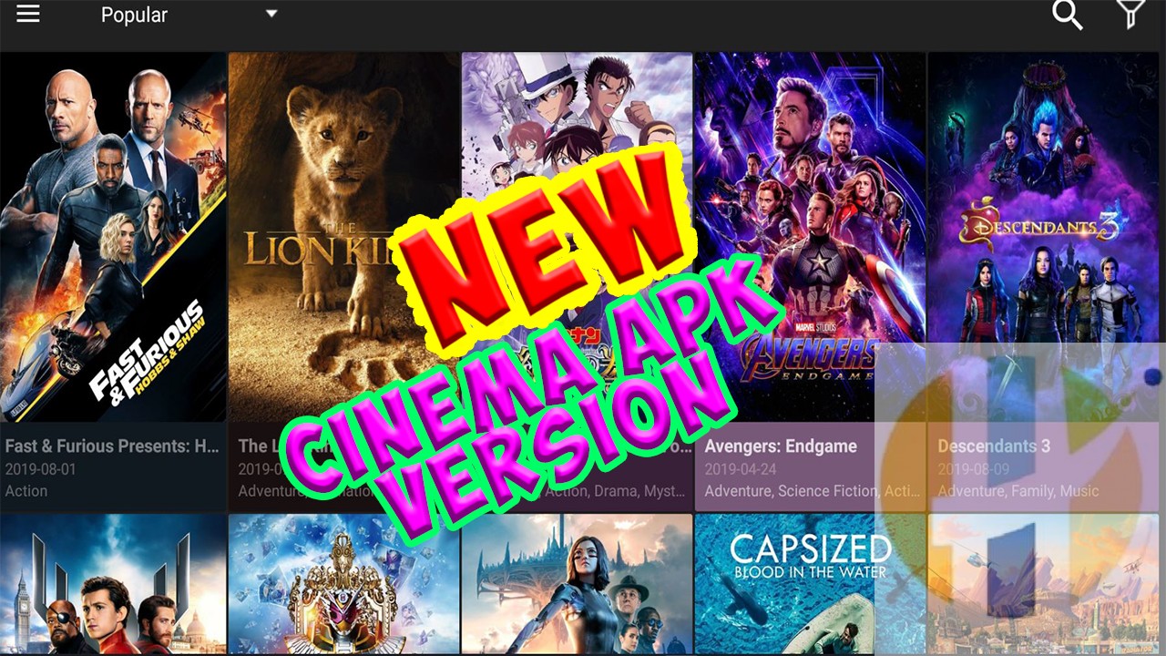 Cinema APK gets a new update v2.0.8 Update works for