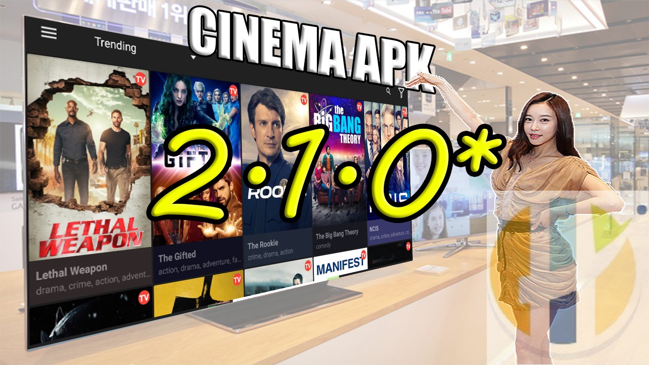 Cinema APK v2.1.0 Movies TV Shows works for Android