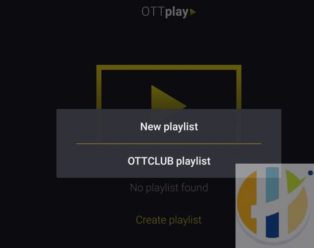 OTTPlay New Playlist