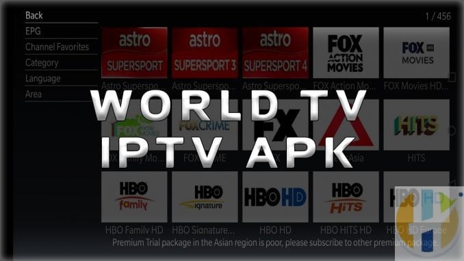 World TV APK Firestick NVIDIA Shield Andorid TV
