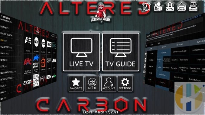 alter carbon tv service
