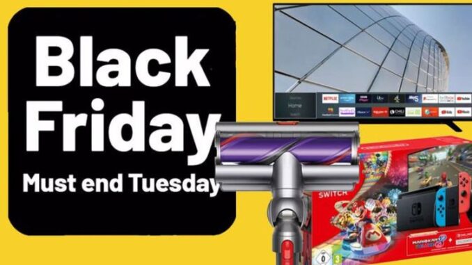 Argos Black Friday deals end tomorrow! Get Nintendo Switch, 4K TV, Dyson offers NOW