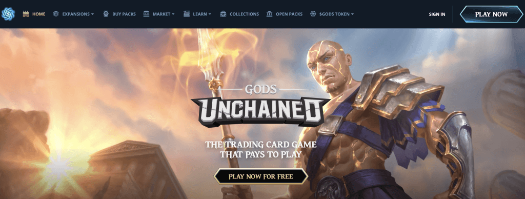 gods unchained crypto game