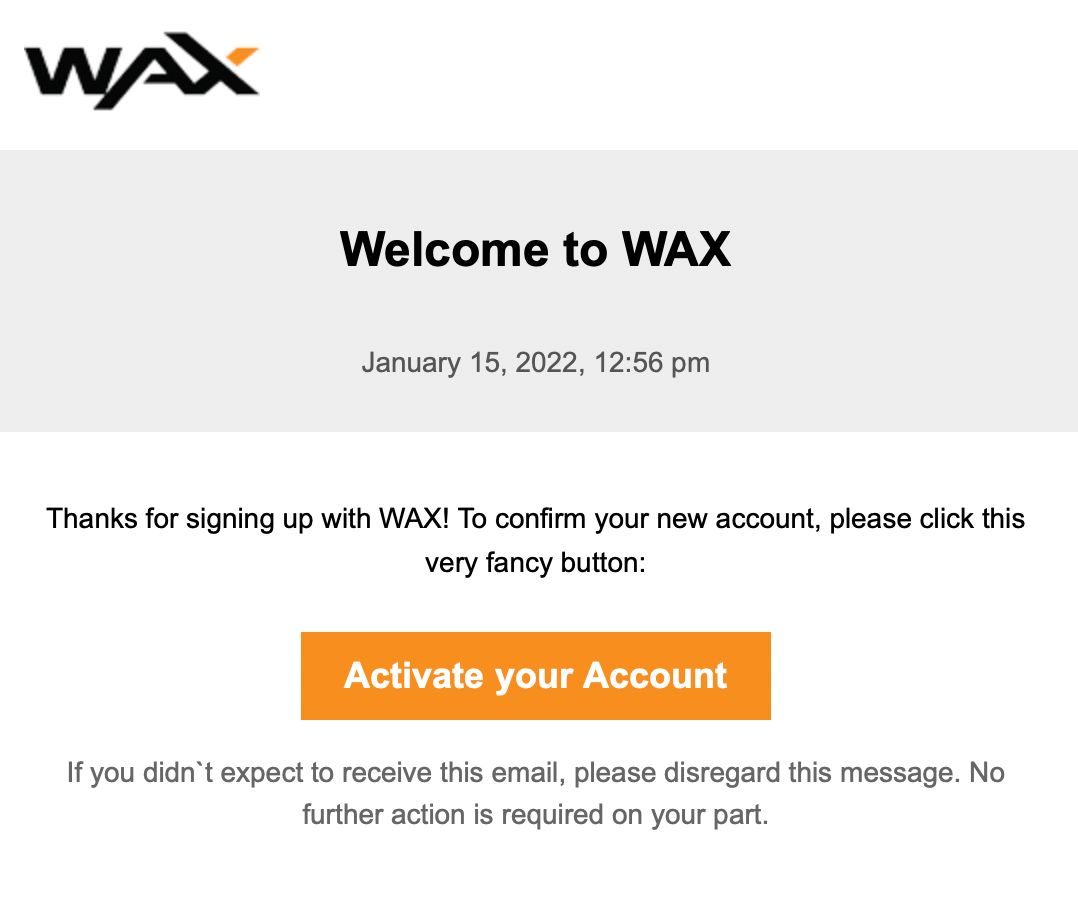 wax wallet activate your account - 06