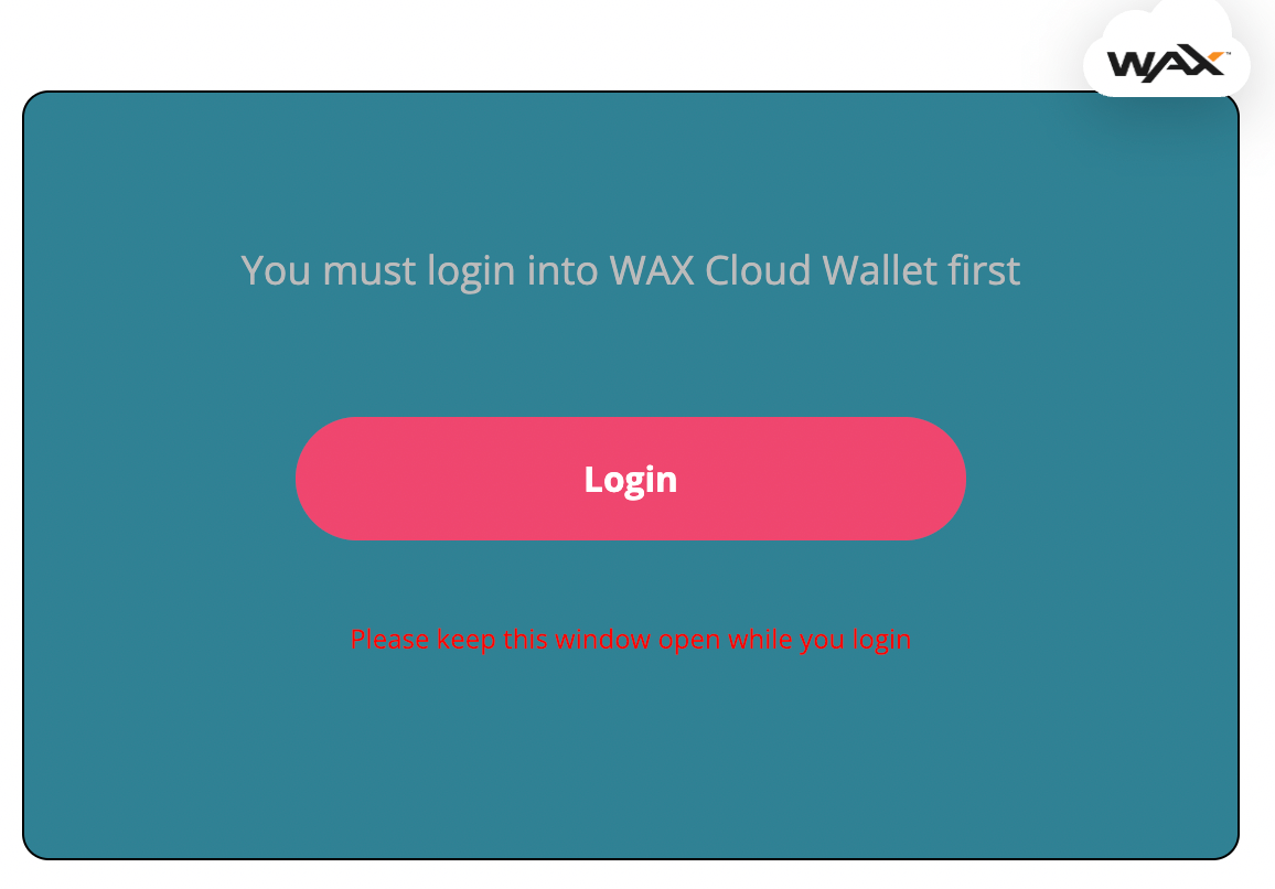 wax wallet login or create account - 03