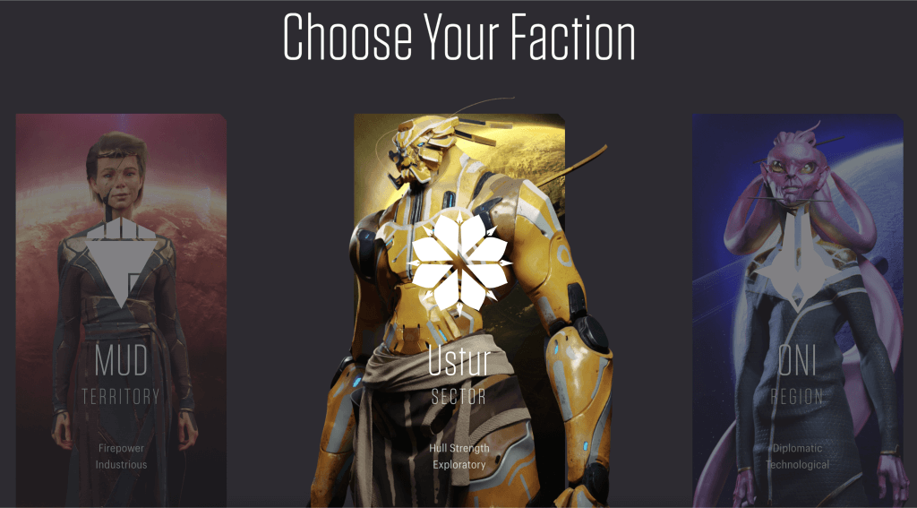 star atlas crypto game choose your faction
