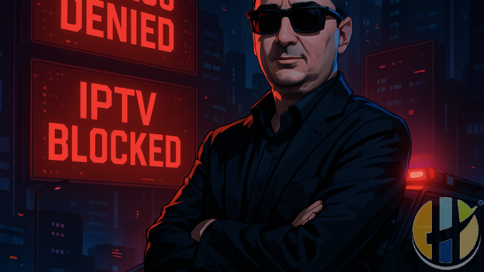 Major IPTV Provider Shut Down in April 2025 Crackdown