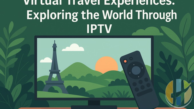 Virtual Travel Experiences: Exploring the World Through IPTV