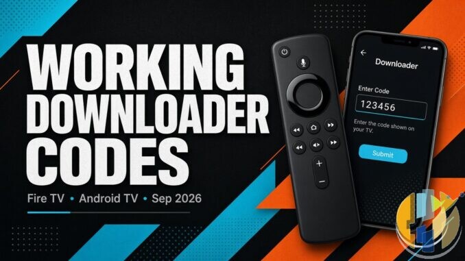 Working Downloader Codes for Fire Stick and Android TV September 2026