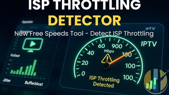 🚀 New Free Speed Test Tool – Detect ISP Throttling & Fix IPTV Buffering! (speedtest.husham.com)
