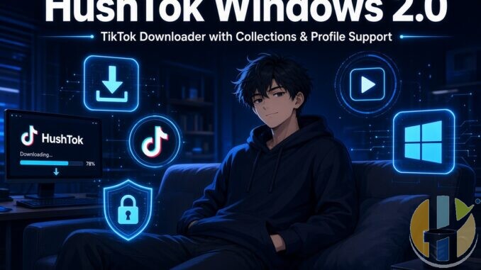 HushTok Windows 2.0 – Free TikTok Downloader with Collections & Profile Support