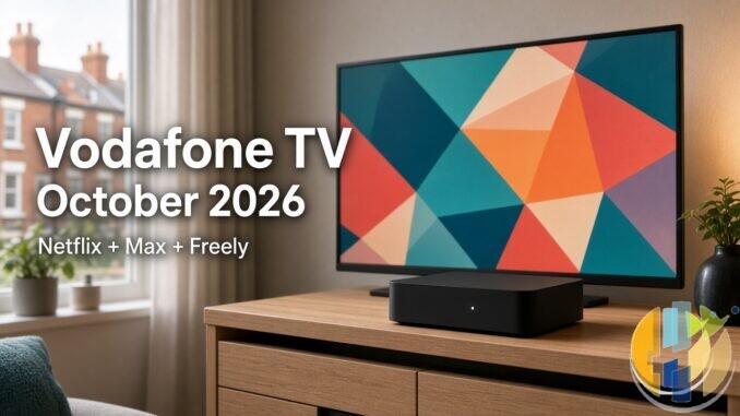 Vodafone TV UK October 2026 Netflix Max Freely on Android TV box