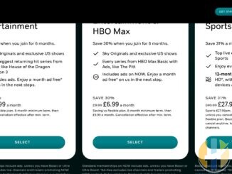 NOW UK Entertainment Saver £4.99 for six months, prices checked 10 September 2026